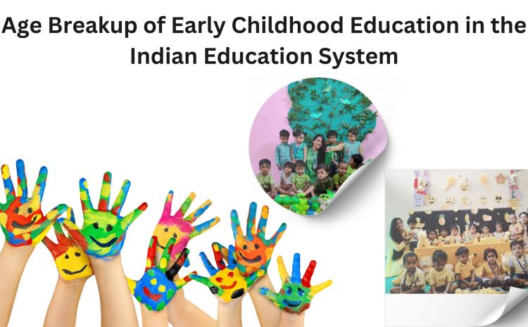  Age Breakup of Early Childhood Education in the Indian Education System